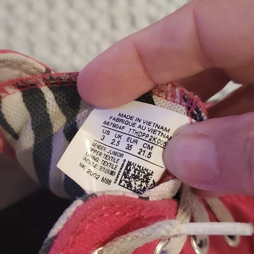 CONVERSE Youth Sneakers Size 3 (#3)